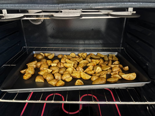 Oven Roasted Potatoes with Blue Oyster Seasoning