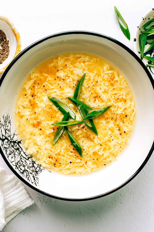Lion’s Mane + Shiitake Mushroom Egg Drop Soup