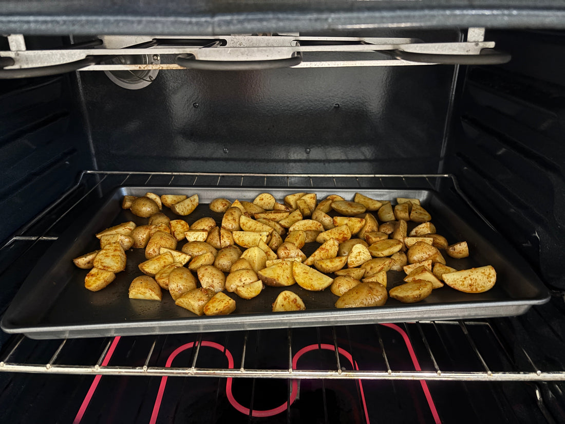 Oven Roasted Potatoes with Blue Oyster Seasoning